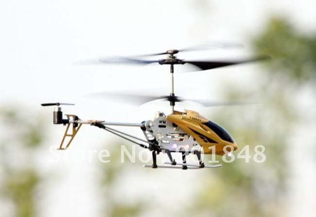 with Three-channel Remote Control Metal Gyroscope Mini Helicopter Toy