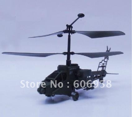 Apache DH 9075 RC Helicopter Radio Control Toys 3 CH 3D Fly