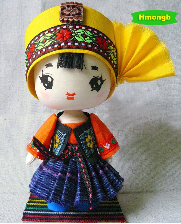"Zhuang Boy" Handmade Ethnic Doll Toy Partner Doll Home Decoration