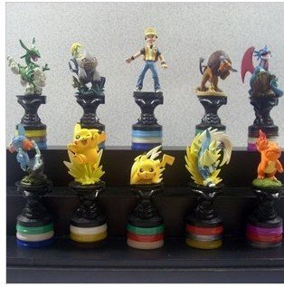 Pokemon Pikachu Toy Plastic Figurine Furnishings Doll