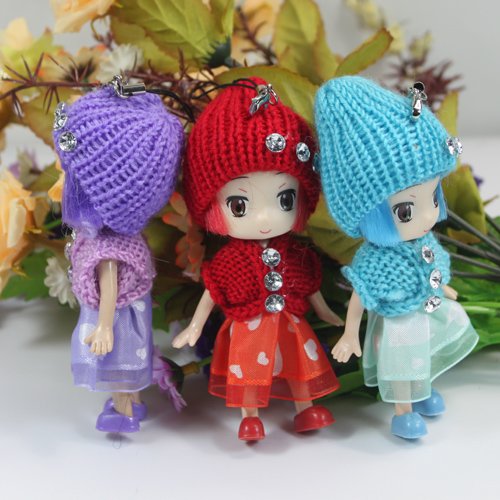 New Love Series Odd Dream / Dazed Doll Simulation Toy for Mobile Phone