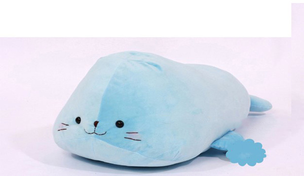 Sky-blue Lovely Soft Dolphin Animal Plush Toy