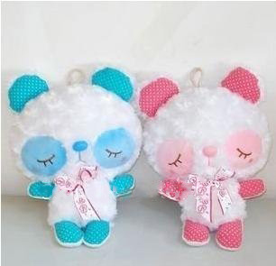 Girl Favorite Lovers Toy Mimy Teddy Bear Stuffed Animal Red and Blue