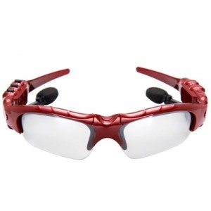 Amanda49 THF 004 4GB MP3 Player FM Sunglasses Silver White & Black & Blue & Red