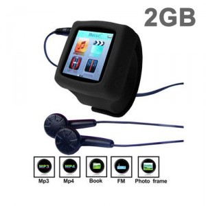 Amanda49 UAD AD666 2GB Silicone Shell FM E-book High Fidelity Sound Recorder MP4 Watch