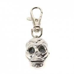 Amanda49 Pocket Quartz Watch with Keychain / Buckle (Silver)