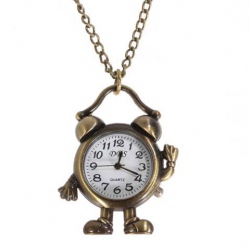 Amanda49 Style DBS Europe Clock Design Copper Pocket Watch