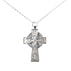 Amanda49 Fashion Crosshair Shaped Pocket Watch with Chain Belt