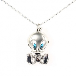 Amanda49 Fashion and Lovely Duck Shaped Pocket Watch with Chain Belt