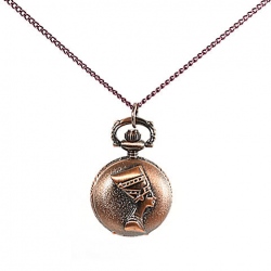 Amanda49 Antique Style Roman Avatar Pocket Watch With Chain Belt