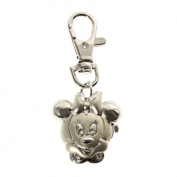 Amanda49 Beautiful Millie Head Shaped Pocket Watch with Key Chain