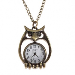 Amanda49 Style DBS Europe Cat Design Copper Pocket Watch