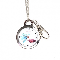 Amanda49 Fashion and Classical Pocket Watch with Music (White)