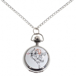 Amanda49 Style M107 Europe Pattern Design Pocket Watch with Mirror