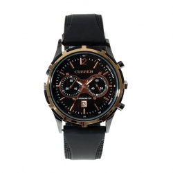 Amanda49 Fashion and Leisure Wrist Watch with Date for Male (Black)