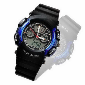 Amanda49 Generous and Special Round Time Design Numeral Watch 037 (Black)