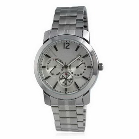 Amanda49 Quartz Wrist Watch Wristwatch Timepiece with Date Window & 3 Decorative Sub Dials for - White Dial