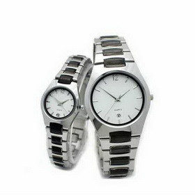 Amanda49 Stylish 11 Strips Hour MarksMen's Analogue Quartz Wrist Watch with White Dial & Date Display- White