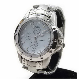 Amanda49 A1387 Fashionable and Luminous Hands Design Stainless Steel Watch