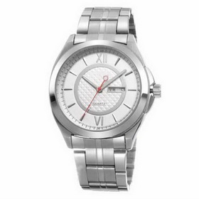 Amanda49 Stylish Men's Analogue Quartz Wrist Watch with Date Display - White