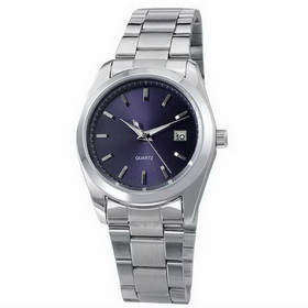 Amanda49 Fashion and Popular Wrist Watch with Calendar (Deep Blue)