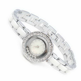 Amanda49 Chic Feminine Quartz Cute Stainless Steel Watchband Wrist Watch