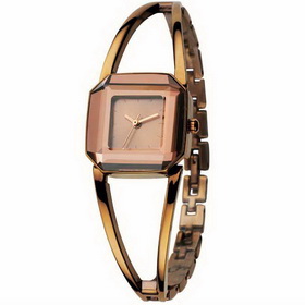 Amanda49 Chic Feminine Quartz Wrist Watch w/ Golden Stainless Steel Watchband