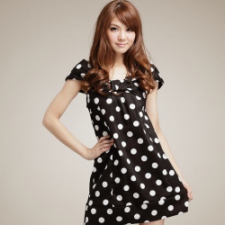 Amanda49 Specially Shoulder Strap Design Cotton Sleeveless Dress--Women's Dresses