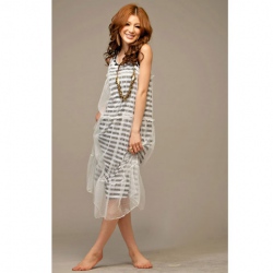 Amanda49 Comfortable Cotton + Lace Sleeveless Dress For Girls/Women