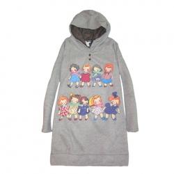 Amanda49 Warm Winter Cute Children Patterns Long Sleeve Hooded Sweater