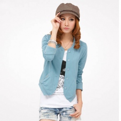 Amanda49 Leisure and Laconic Long Sleeves Coat For Female