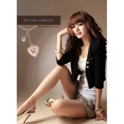 Amanda49 New Arrival Corean Lovely and Fashion Style Laconic and Mix-Matched Coat For Female