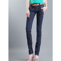 Amanda49 Hot Sale Slim and Mix-Matched Pencil Jeans