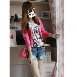 Amanda49 Retro Style Special Zipper Pocket Design Hot Jeans