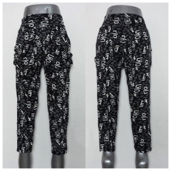 Amanda49 Leisure and Stylish Korean Patterns Cotton Feet Harem Pants For Women