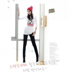Amanda49 New Arrival Korea Fashion Swallow Embroidered Pocket Slim Pencil Jeans