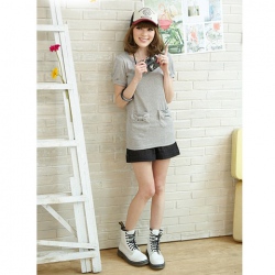 Amanda49 Casual and Dynamic Elastic Waist Deasign Pants
