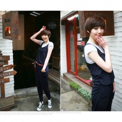 Amanda49 Hot Sale Korea Fashion Sleeveless Jumpsuit