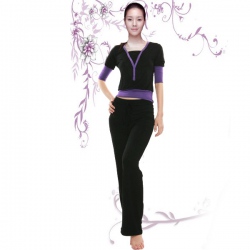 Amanda49 Special Offer Three Quarter Sleeve Blouse and Trousers Slim and Comfortabole Dance Suits