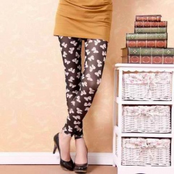 Amanda49 New Style Corean Bowknot Pattern Slim Laconic and Mix-Matched Leggings For Female