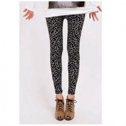 Amanda49 Tight and Fashionable Leopard Style Feet Pants For Women