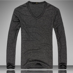 Amanda49 Top Grade Casual Style Fashionable V-Neckline Long Sleeve Knitting Sweater For Men