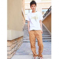 Amanda49 Casual and Comfortable Special Pocket Design Long Trousers For Men