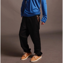 Amanda49 Stylish Camouflage Hem Cuff Twill Trousers For Men