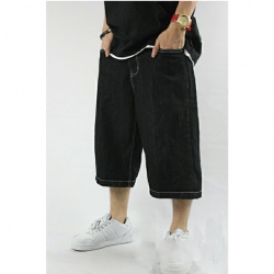 Amanda49 Hip Hop Fashion Style Street Feel Casual Popular Loose Middle Pants