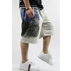 Amanda49 Hip Hop Style Fashion Street Feel Casual Loose Render Pattern Middle Pants
