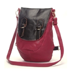 Ladies' Multi-functional PU Leather England Hiking Backpacks