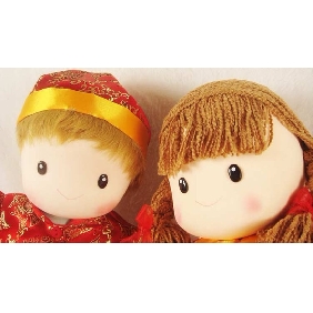 Classic Clothing Vivid Stuffed Handicrafts Wedding Doll