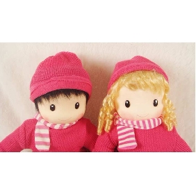 Cute Couple Doll Stuffed Handicrafts Wedding Doll Lucky Doll