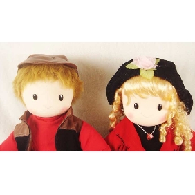 Cute Stuffed Handicrafts Wedding Doll Lovers' Gift Dolls